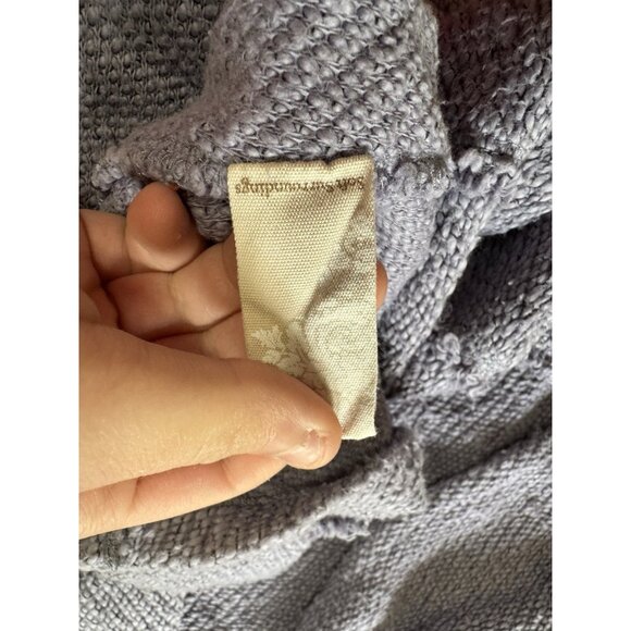 Soft Surroundings Breakwater Tunic Sweater Women Sz Medium Purple Knit Cowl Neck - Picture 11 of 12